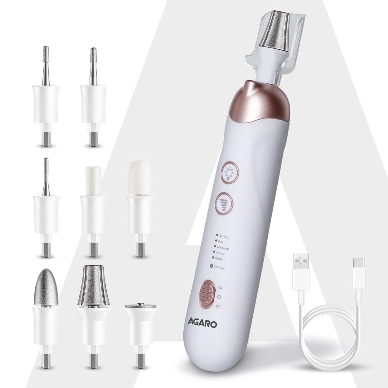 AaGro PriAgme Nail Drill &amp; Polish combines